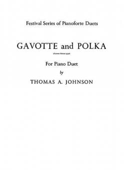 Johnson Gavotte and Polka Piano 