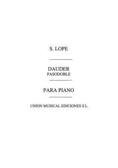 Dauder Pasodoble for Piano 
