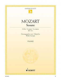 Sonata A Major K 331 Standard