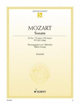 Sonata E Flat Major K.282 (189G) Standard