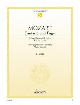 Fantasy and Fugue C Major K 394 [383 A] Standard