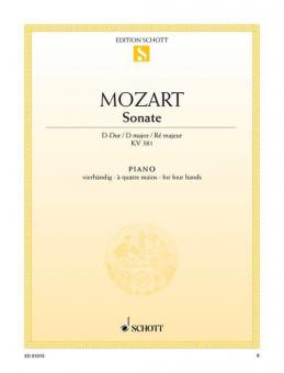 Sonata D Major K 381 Standard