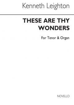 These Are Thy Wonders 