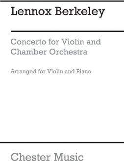Concerto For Violin And Chamber Orchestra Op. 59 