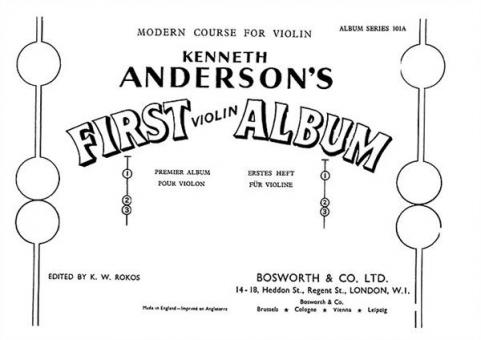 Modern Course For The Violin 1 