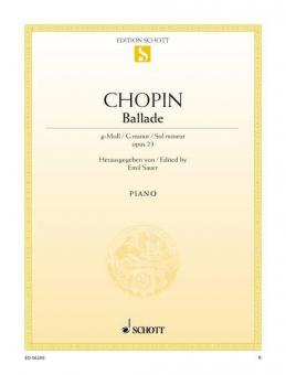 Ballade G Minor Op. 23 Standard
