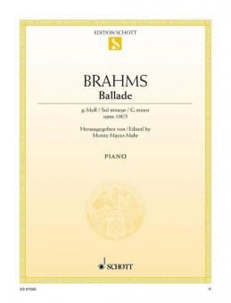 Ballade G Minor Op. 118/3 Standard