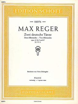 Two German Dances Op. 10/7 and 17 Standard
