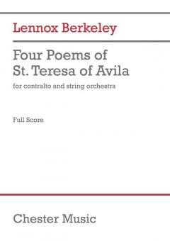 Four Poems Of St. Teresa Of Avila Op. 27 
