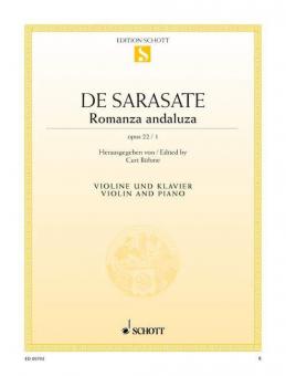 Romanza Andaluza op. 22/1 Standard