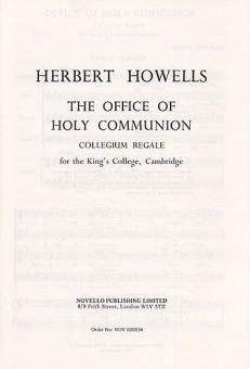 Communion Service (Collegium Regale) 