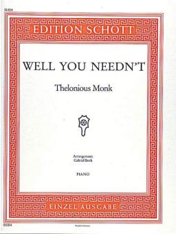 Well you needn't 