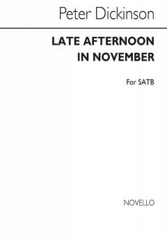 Late Afternoon In November 