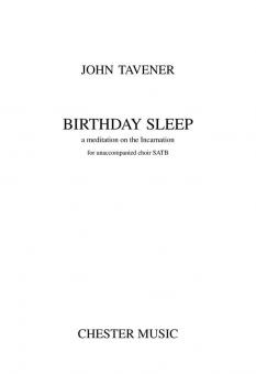 Birthday Sleep (a Meditation on the Incarnation) 