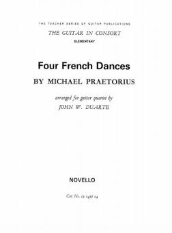 4 French Dances For Guitar 