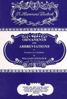 Ornaments and Abbreviations 