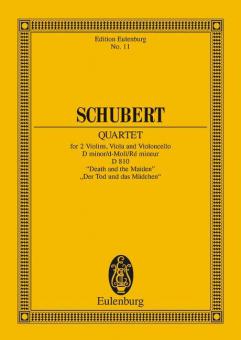 String Quartet D Minor Op. Posth. D 810 Standard