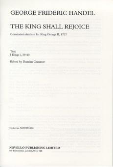 The King Shall Rejoice 