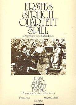 1. Streichquartettspiel 