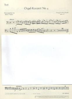 Organ Concerto No. 4 F Major Op. 4/4 HWV 292 Standard