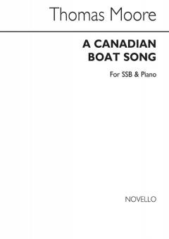 A Canadian Boat Song 