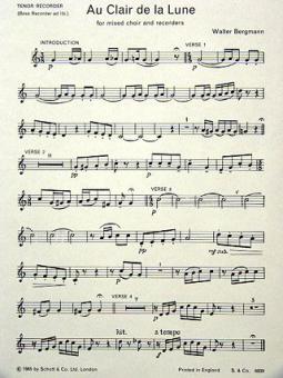 Au claire de la lune 