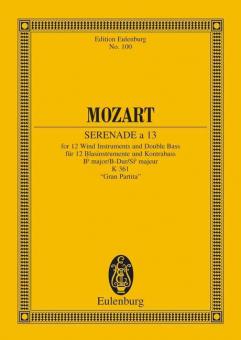 Serenade a 13 No. 10 B Flat Major K.361 Standard