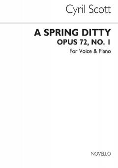 A Spring Ditty Op. 72 No. 1 