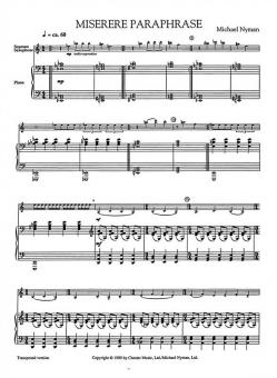 Miserere Paraphrase 