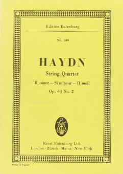 String Quartet B Minor Op. 64/2 Hob. III:68 
