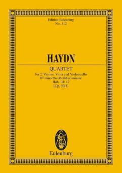 String Quartet F# Minor Op. 50/4 Hob. III: 47 Standard