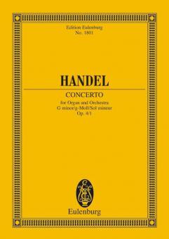 Organ Concerto No. 1 G Minor Op. 4/1 HWV 289 Standard