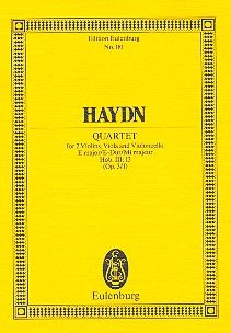 String Quartet E Major Op. 3/1 Hob. III: 13 