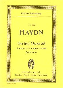 String Quartet A Major Op. 9/6 Hob. III: 24 