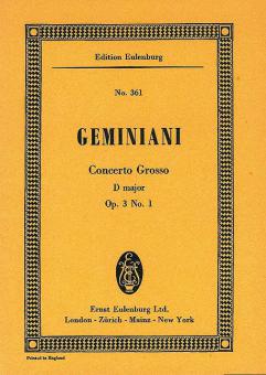 Concerto Grosso D Major Op. 3/1 