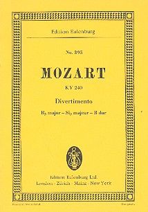 Divertimento No. 9 Bb Major K.240 