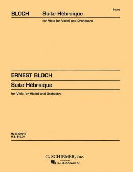 Suite Hebraique for Viola and Orchestra 