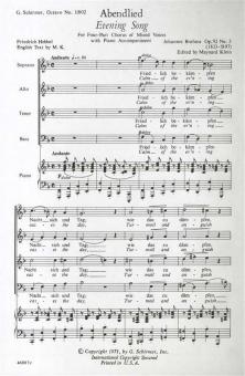 Abenlied Op. 92 No. 3 