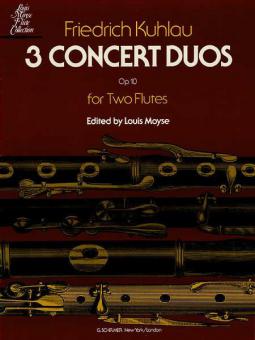3 Concert Duos for 2 Flutes Op. 10 
