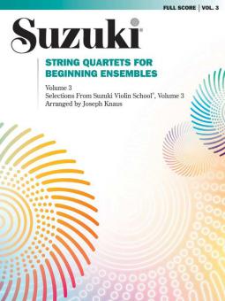 String Quartets for Beginning Ensembles Vol. 3 