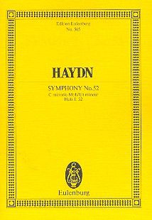 Symphony No. 52 C Minor Hob. I: 52 