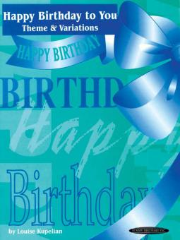 Happy Birthday To You Theme & Variations Piano Solo 