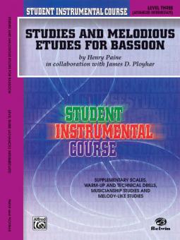 Studies And Melodious Etudes For Bassoon, Level 3 