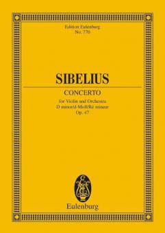 Concerto for Violin and Orchestra D Minor Op. 47 Standard