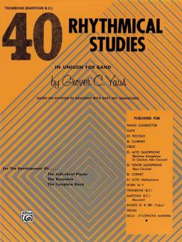 40 Rhythmical Studies 