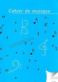 Cahier de musique 12 portées 