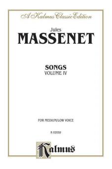 Songs Vol. 4 (Medium/Low Voice) 