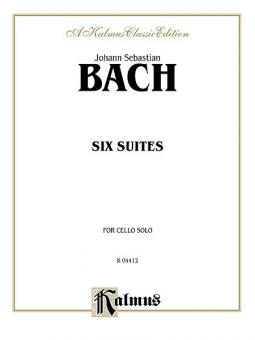 Six Suites For Cello Solo 
