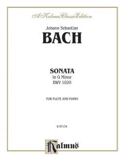 Sonate in g-Moll BWV 1020 Standard