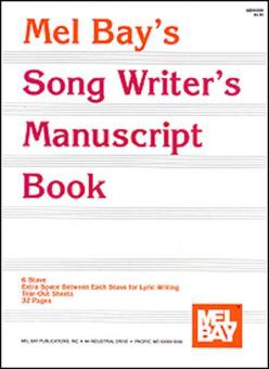 Song Writer's Manuscript Book 
